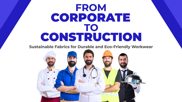 From Corporate Workwear to Construction: Sustainable Fabrics for high quality, durable and eco-friendly workwear