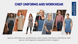 Aprons, Chef Uniforms and Workwear, Chef Jackets, Chef Pants, Chef Shirts, Chef Aprons Chef Apparels, Hospitality Uniform Supplier