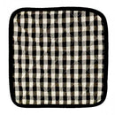 Gingham Check Pot Holder Black