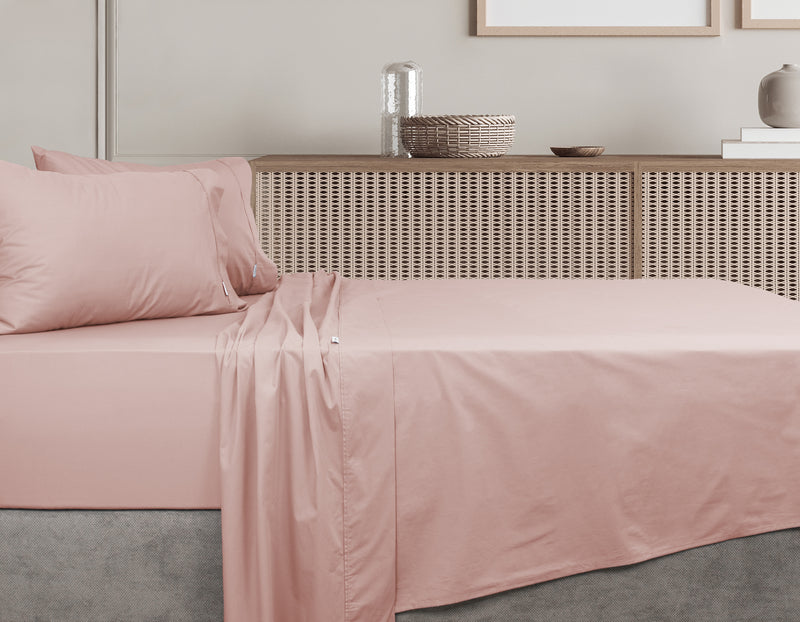 Cotton Sheet Set Blush