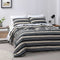 Brighton Quilt Cover Sets & Pillowcases - Charcoal