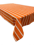 Bora Bora Island Orange White Tablecloth