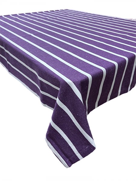 Bora Bora Island Purple White Tablecloth