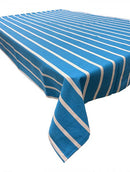 Bora Bora Island Turquoise White Tablecloth