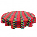 Mexican Multi Stripe Tablecloth Round