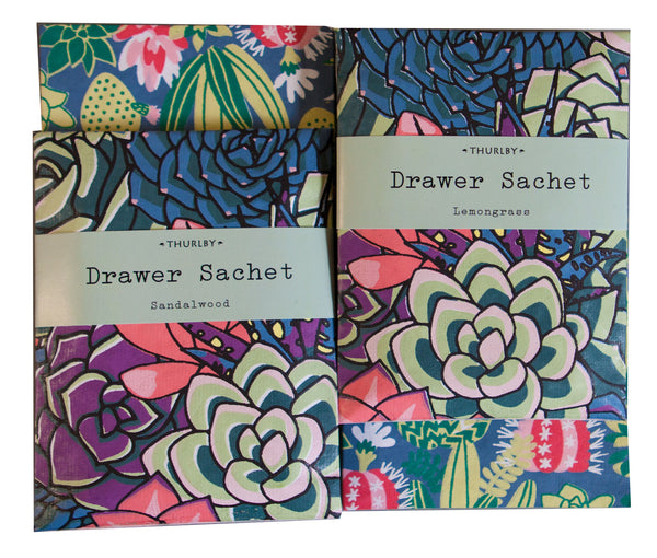 Prickly Drawer Sachet Lemongrass & Sandalwood