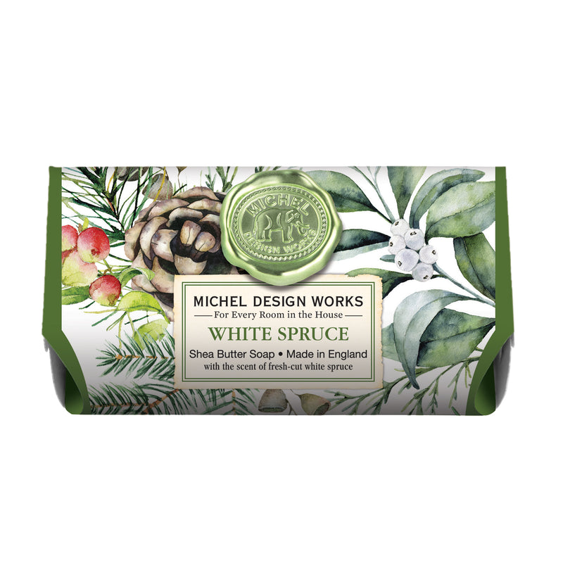 Large Soap Bar White Spruce Michel Design Works