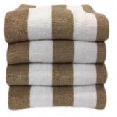 Heavenly Indulgence Hotel and Resort Stripe Plush Pool & Beach Towel