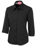 Ladies Hospitality Contrast Placket 3/4 Shirt