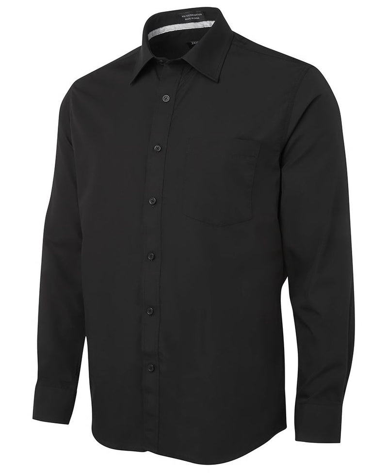 Hospitality Contrast Placket Shirt Long Sleeve