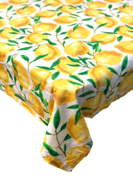 Lemon Print Tablecloth