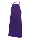 Purple Bib Apron