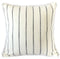 French Country Stripe Cushion Cover White