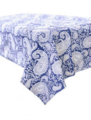 Paisley Blue Lagoon Tablecloth