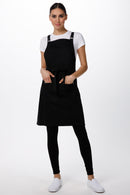 Byron Cross Back Black Apron