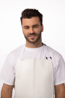 Premium PVC Long Bib Apron White