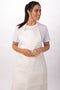 Premium PVC Short Bib Apron White