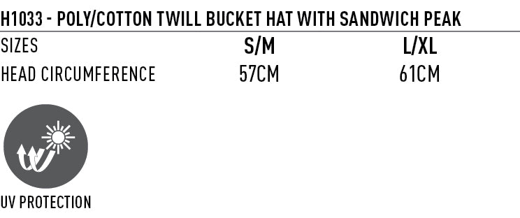 Sandwich Bucket Hat With Toggle