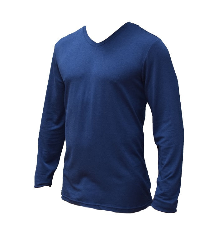 Mens Bamboo Tee Shirt Long Sleeve