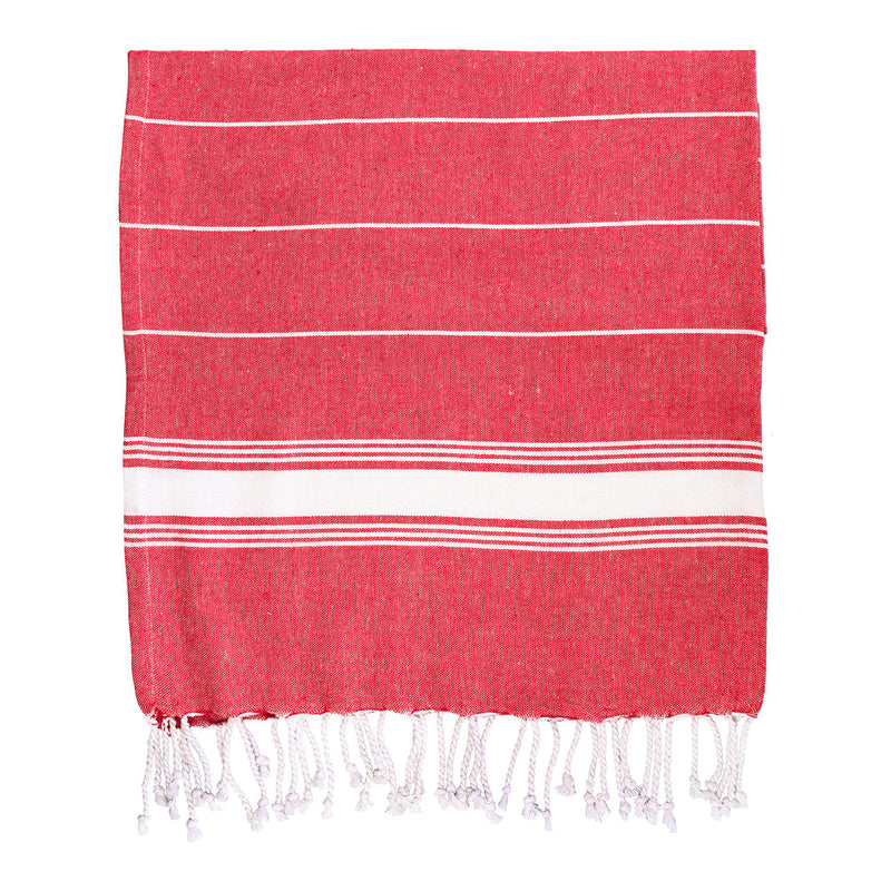 Turkish Beach Towel Red