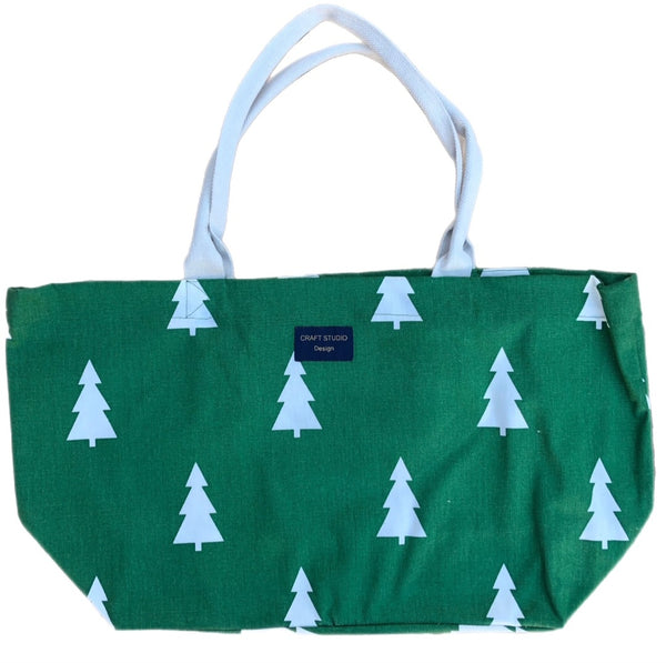 Christmas Large Tote Bag Green
