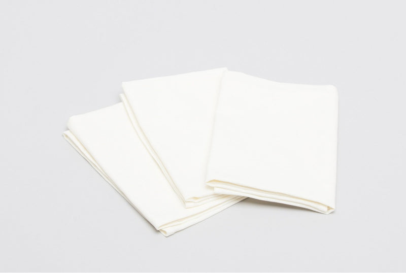 Cotton Linen Tea Towel White