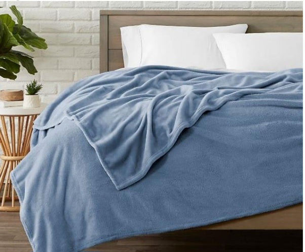 Super Soft Micro Fleece Blankets - Denim