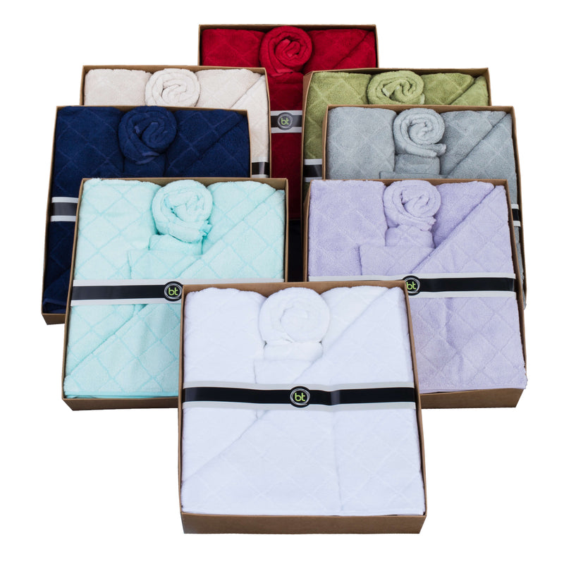 Bamboo Bath Towel White Gift Pack