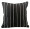 French Country Stripe Cushion Cover Black