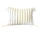 French Country Stripe Cushion Cover White