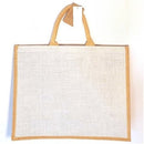 Jute Bag White with Natural