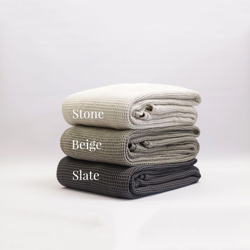 New Bliss Stonewashed Blanket/Throw or Euro Pillowcase