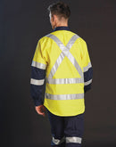 Biomotion Day/Night Light Weight Safety Shirt With X Back Tape Configuration