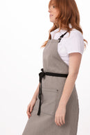 Portland Chefs Bib Apron Black