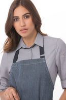 Portland Chefs Bib Apron Indigo Blue