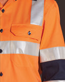 Biomotion Day/Night Light Weight Safety Shirt With X Back Tape Configuration
