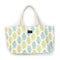 Pasiley Large Tote Bags Lime Turquoise