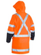 Orange X Taped PU Rain Coat For Men