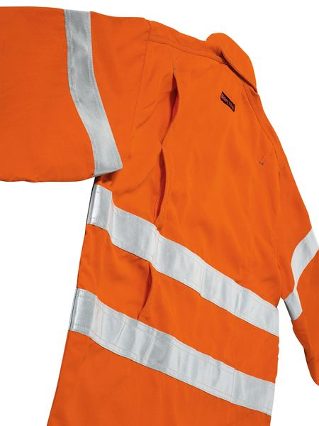 Tencate Tecasafe®Plus Orange Taped Hi Vis Shirt For Men