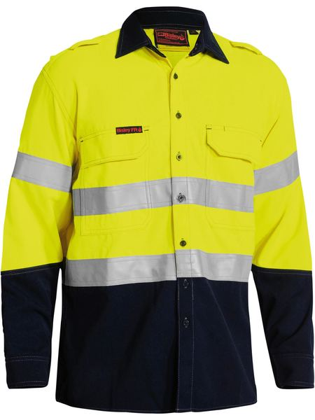 Tencate Tecasafe® Plus Taped Hi Vis FR Shirt For Men