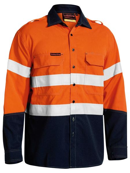 Tencate Tecasafe® Plus Taped Hi Vis FR Shirt For Men