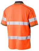 Mens Taped Hi Vis Polyester Mesh Polo