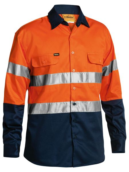 Taped Hi Vis Drill Shirt For Men