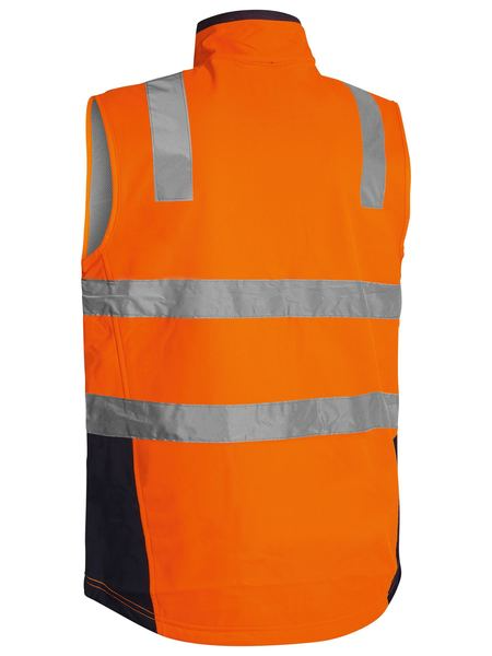 Taped Hi Vis Soft Shell Vest For Men