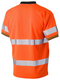 Mens Hi Vis Taped Polyester Mesh T-shirt