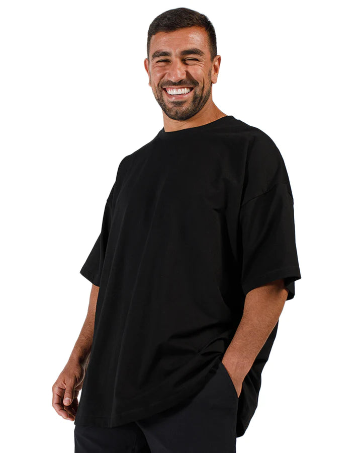 Luxe Oversized Tee Onyx