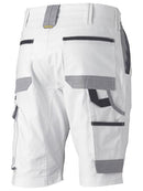 Painter's White Cargo Shorts For Men