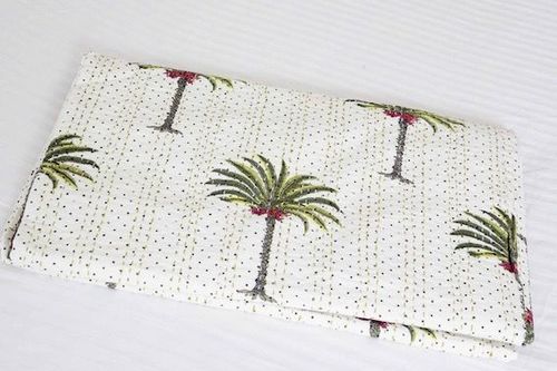 Kantha Quilt Palm Tree