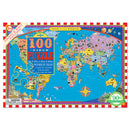 World Map Puzzle 100pc