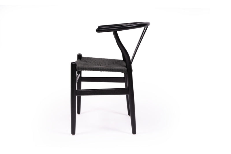 Wishbone Designer Replica Chair – Black on Black

 